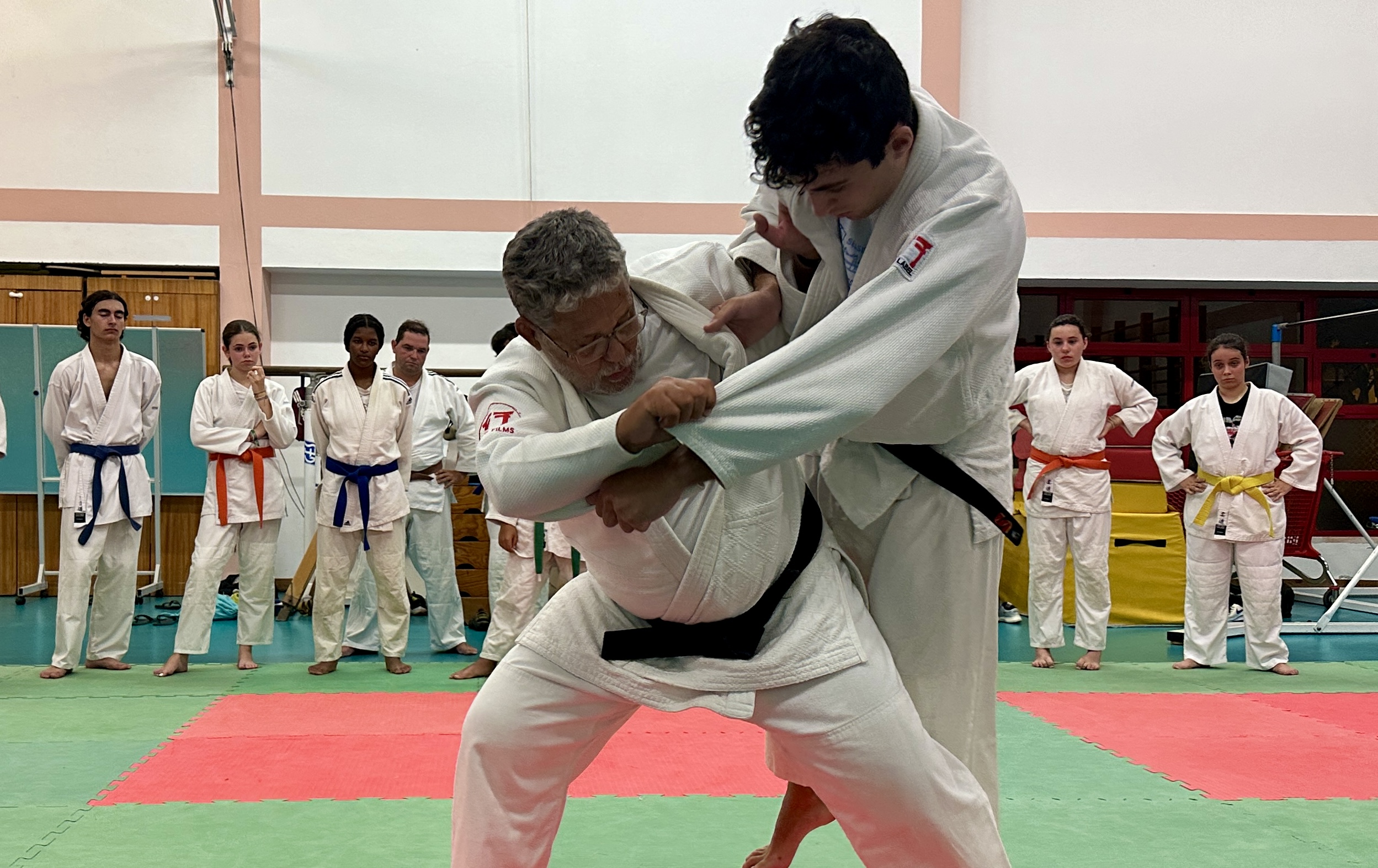 Treino orientado no Clube de Judo 2009