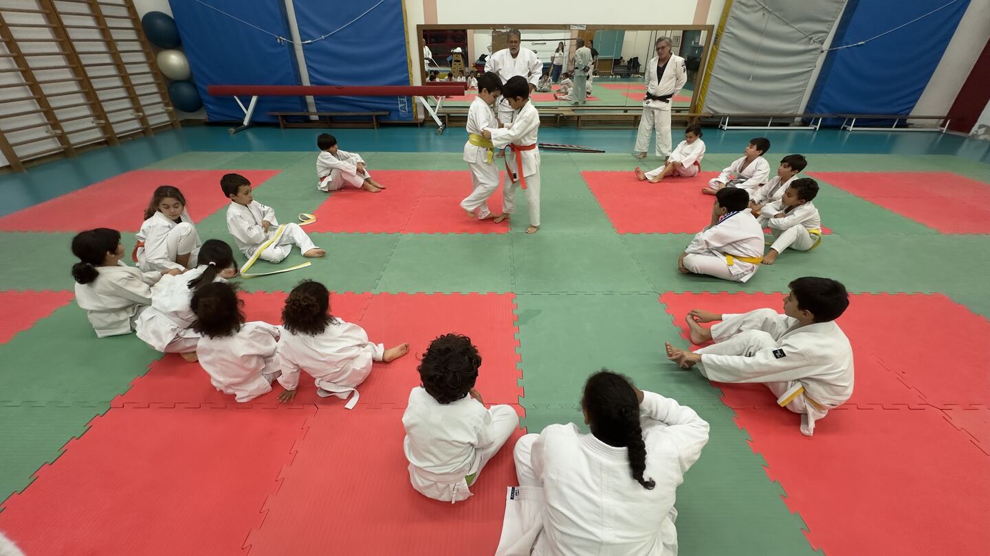 Aula de Judo do Clube de Judo 2009 em Benfica